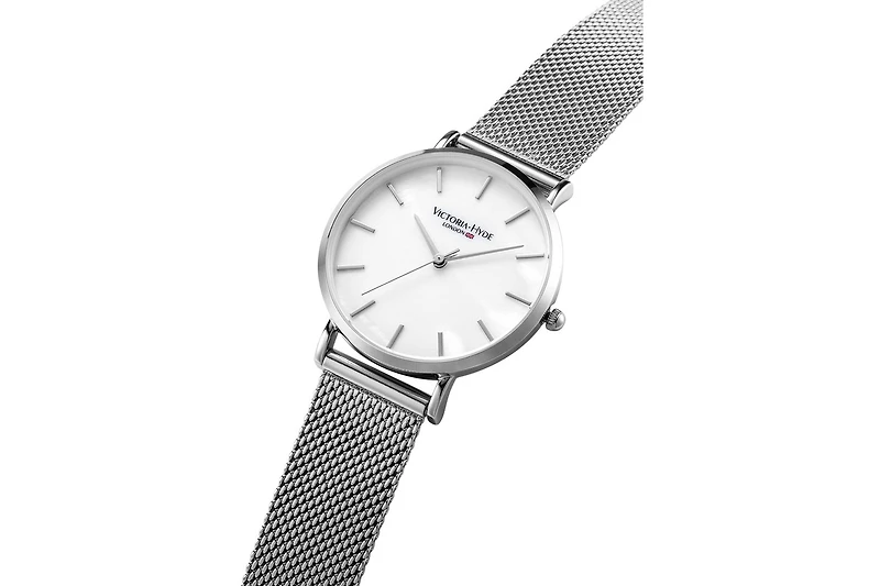 Women's Watch Round case 33mm Two-Tone Stainless Steel Bracelet Victoria Hyde