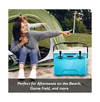 SereneLife 25-Quart Portable Cooler Box, Holds Up to 63 Cans