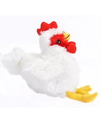 Wild Republic Hug'ems Chicken Stuffed Animal, 7 Inches