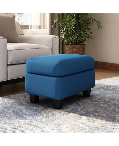 Contemporary Upholstered Ottoman, Footrest & Accent Furniture for Living Room, Bedroom & Office-The Pop Home