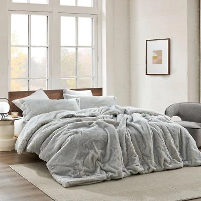 Antarctic Penguin Coma Inducer Oversized Comforter Set Baby Emperor Gray Queen