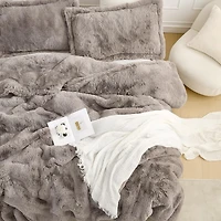 Chunky Bunnies 2X - Coma Inducer Oversized Comforter Set - Taupewood