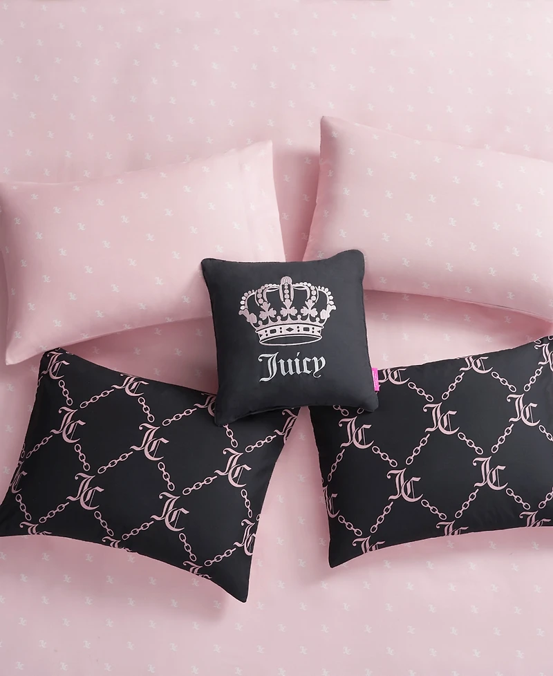 Juicy Couture Logo Link 8-Pc. Comforter Set