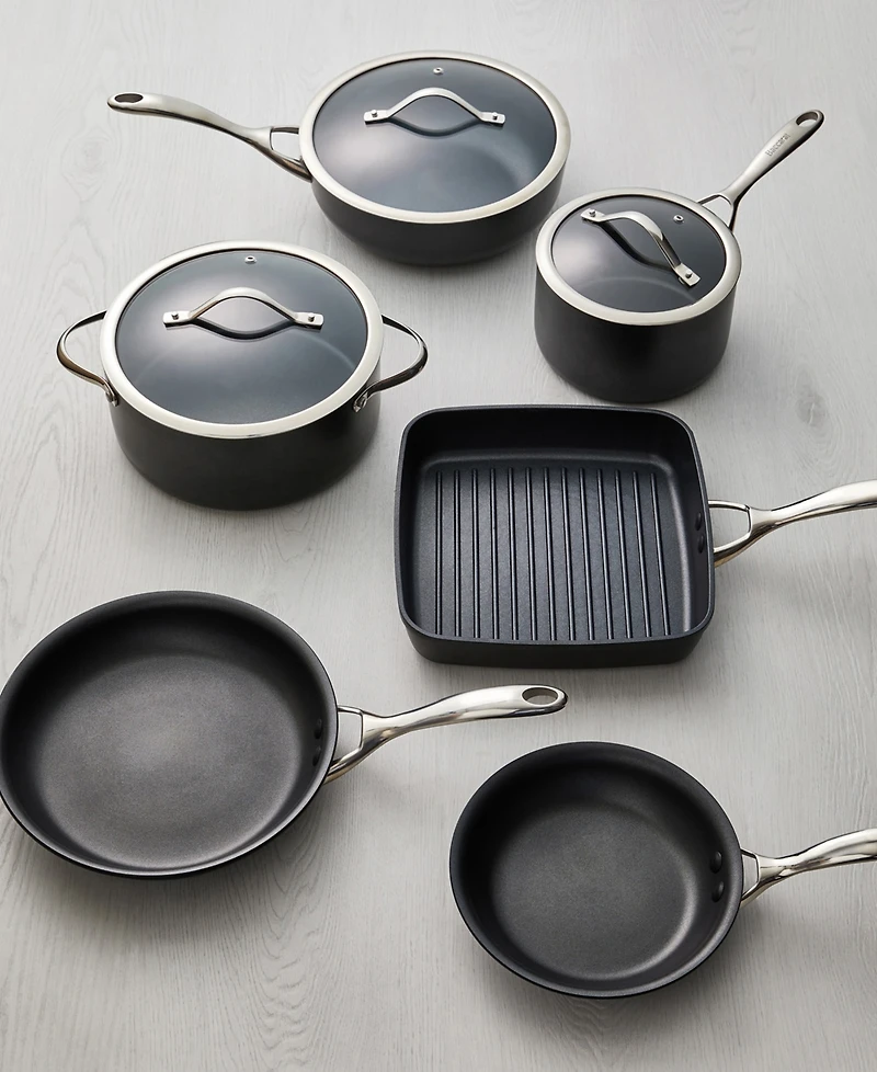 Cuisine::pro ID3 9pc Hard Anodized Aluminum Set