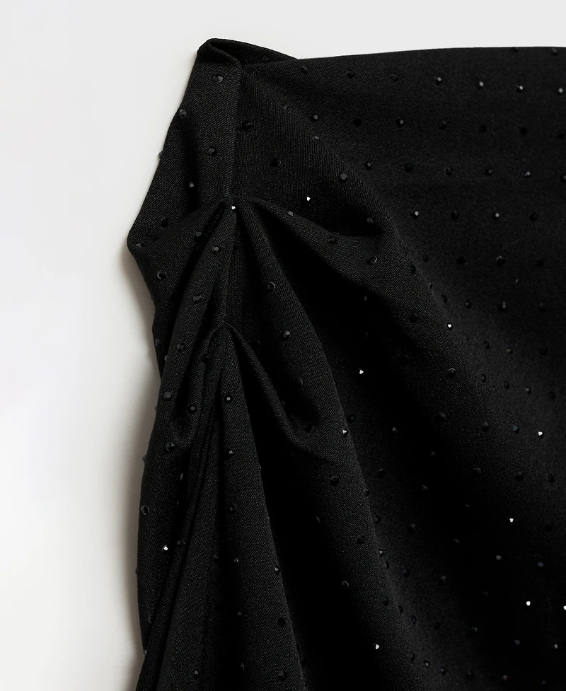 Mango Women's Asymmetrical Sequined Blouse