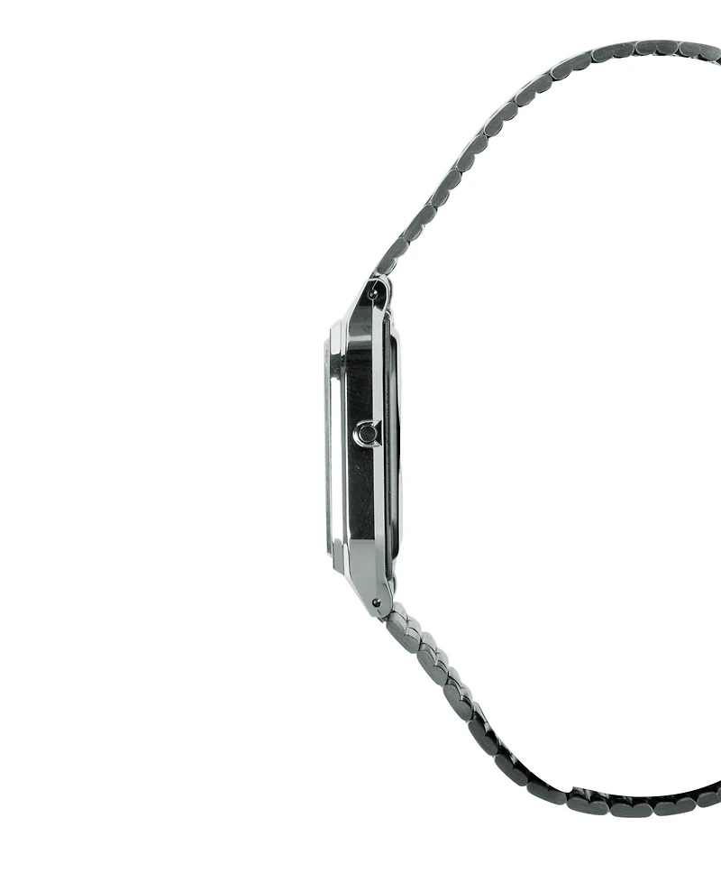 G-Shock Unisex Silver Tone Stainless Steel Watch, 29.8mm