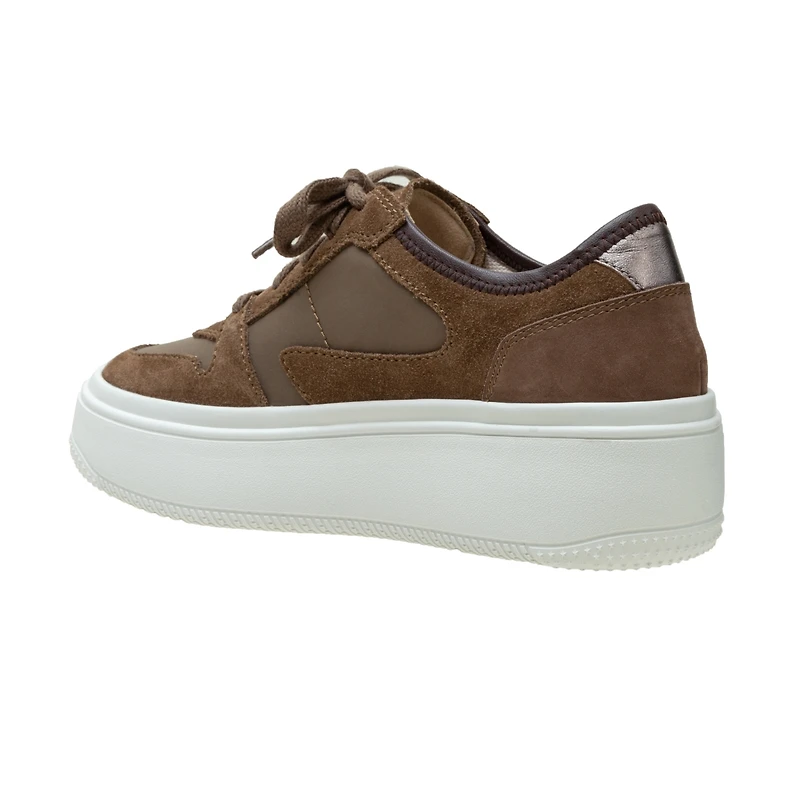 Linea Paolo Gains Lace-Up Leather Platform Sneakers