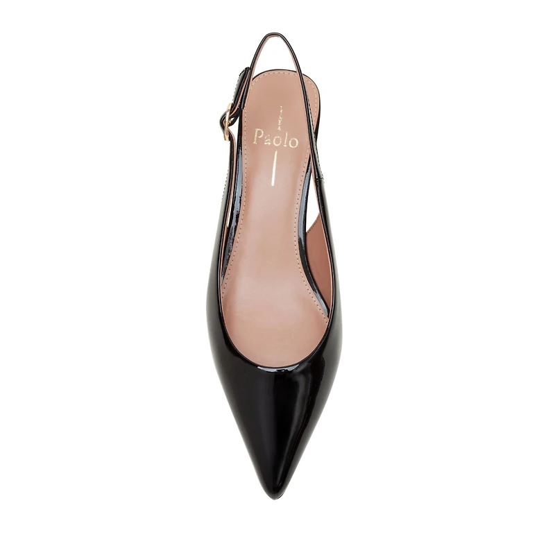 Linea Paolo Cecil Slingback Kitten Heel Pumps