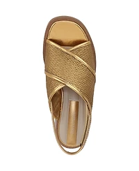 Franco Sarto Women's Silvie 2 Square Toe Slingback Sandals