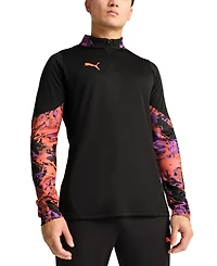 Puma Men's Swirl Pattern Quarter-Zip Shirt