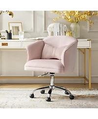 Hulala Home Samuel Modern Office Chair with Flared Arm