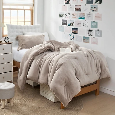 Warmer than Warm - Coma Inducer Comforter Set - Porcini Taupe