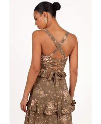 Petal and Pup Women's Lillee Tiered Maxi Dress