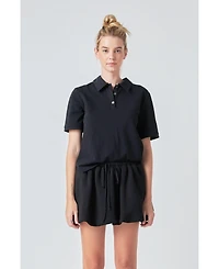 Grey Lab Women's Pique Polo Shirt
