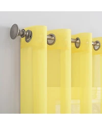Calypso Sheer Voile Grommet Curtain Panel