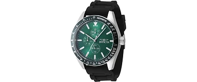 Invicta Men's 47591 Aviator Quartz Chronograph Green Dial Watch