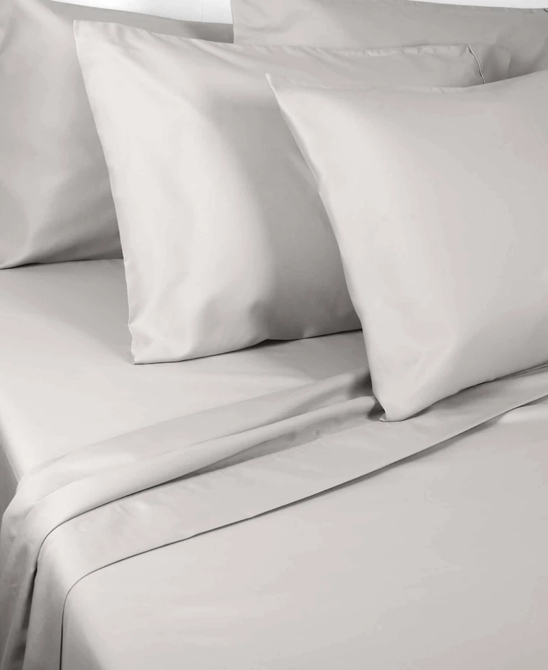 Fairfield Square Collection Brookline 1400 Thread Count Light Grey 6 Pc. Sheet Set, Queen, Exclusively at Macy's