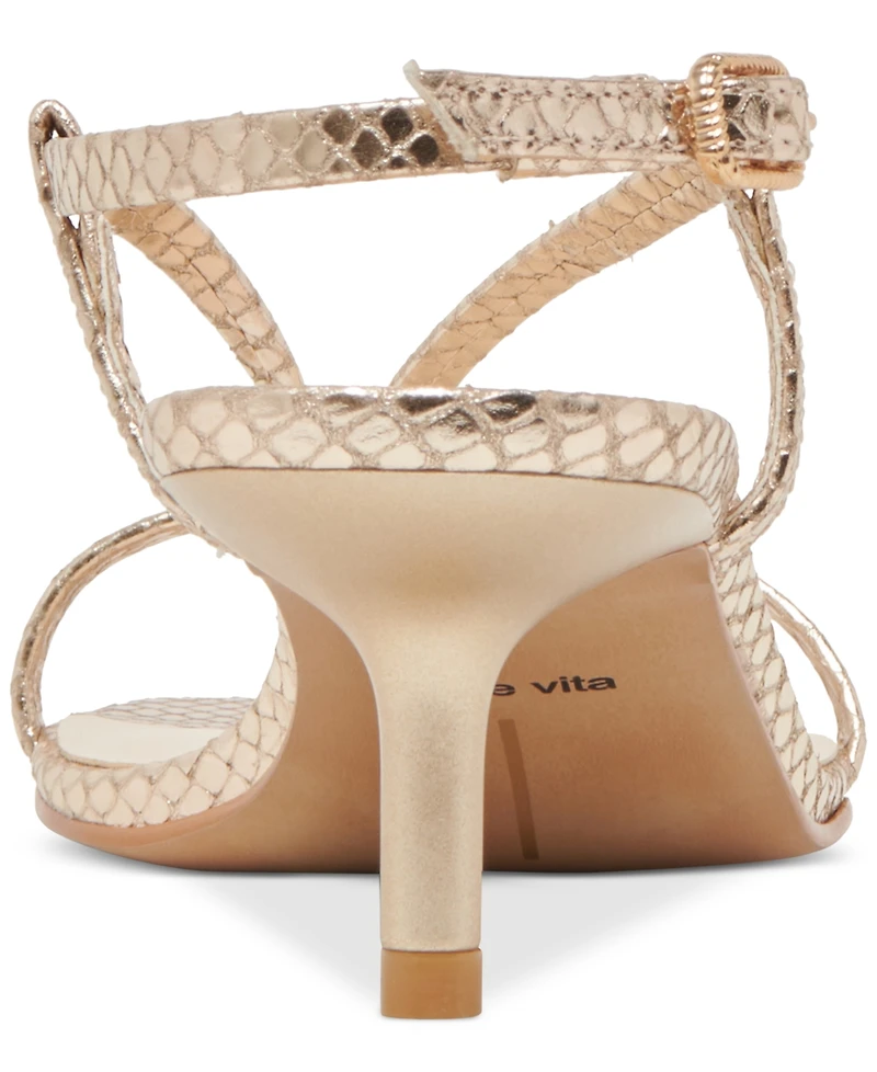 Dolce Vita Women's Laury Strappy Kitten-Heel Dress Sandals
