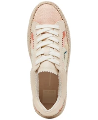 Dolce Vita Women's Azalia Floral Crochet Espadrille Lace-Up Sneakers
