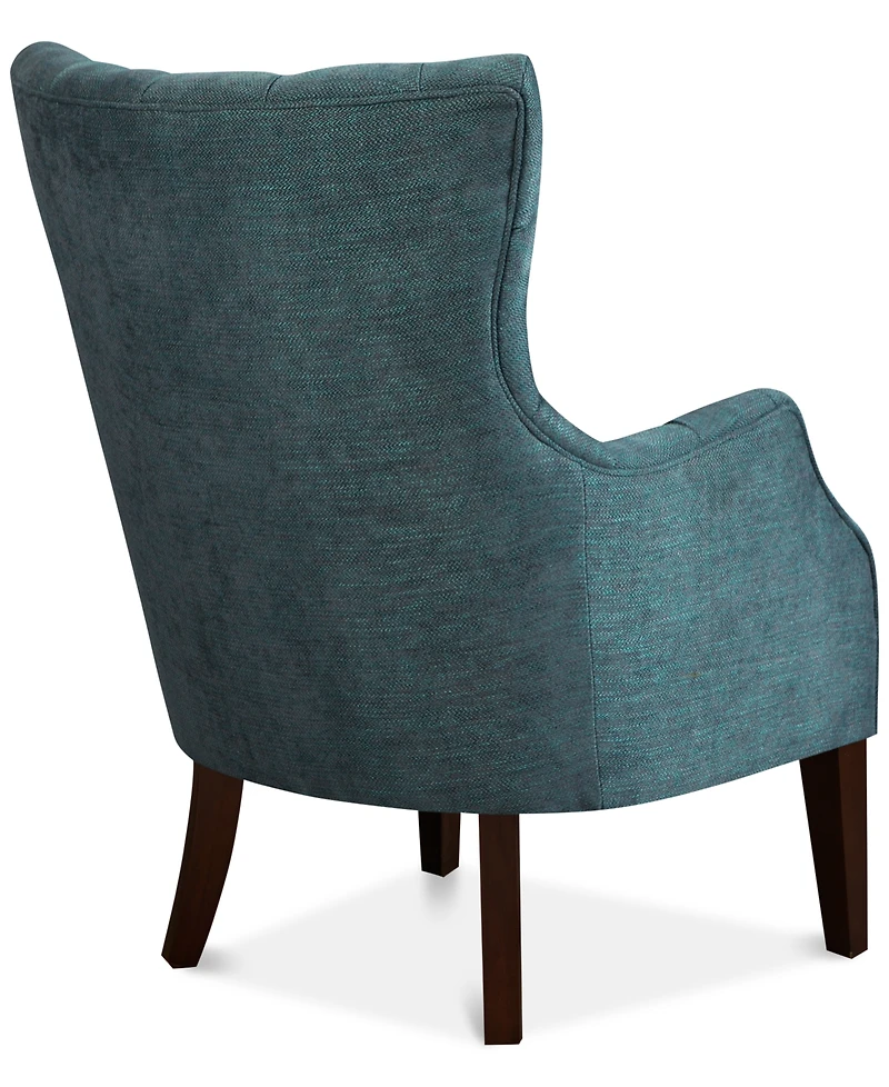 Madison Park Hannah Button Tufted Wing Accent Chair