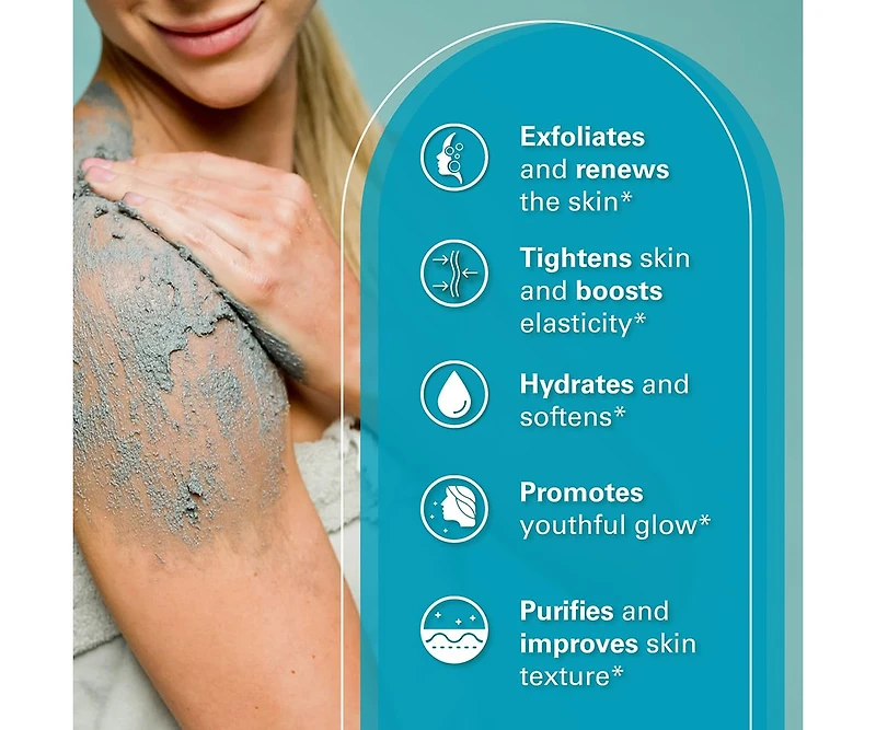 M3 | Charcoal Exfoliating Body Scrub | with Collagen | 12 oz