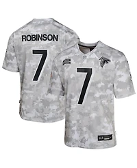 Nike Big Boys and Girls Bijan Robinson Arctic Camo Atlanta Falcons 2024 Salute to Service Game Jersey
