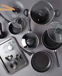 Basic Essentials 29-Pc. Nonstick Aluminum Cookware & Bakeware Set