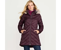Lands' End Women's FeatherFree Cozy Fleece Lined Winter Coat