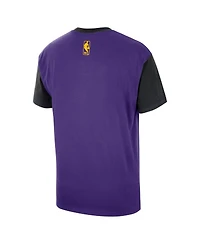 Nike Men's Purple Los Angeles Lakers 2024/25 City Edition Courtside Color Block T-Shirt