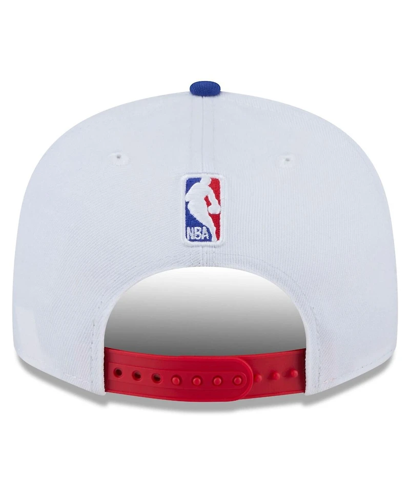 New Era Men's White Philadelphia 76ers 2024/25 City Edition 9FIFTY Snapback Hat