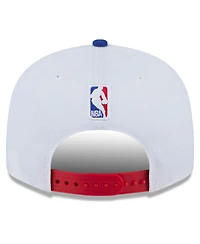 New Era Men's White Philadelphia 76ers 2024/25 City Edition 9FIFTY Snapback Hat