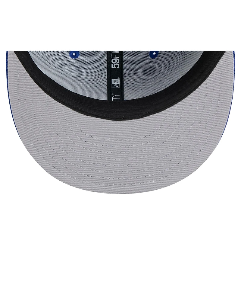 New Era Men's Royal Philadelphia 76ers 2024/25 City Edition Alternate 59FIFTY Fitted Hat