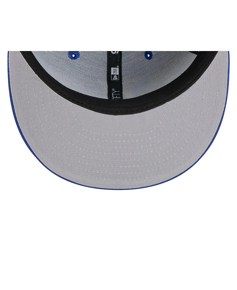 New Era Men's Royal Philadelphia 76ers 2024/25 City Edition Alternate 9FIFTY Snapback Hat