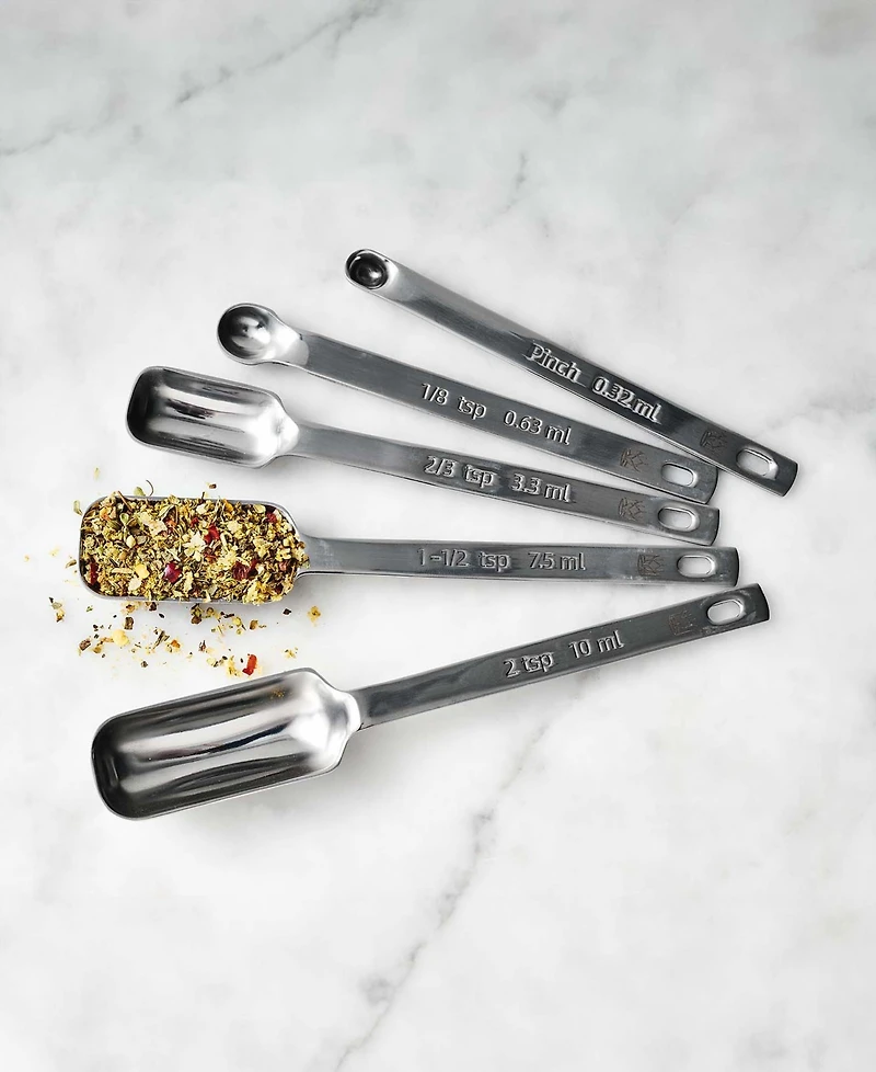 King Arthur Baking Company Stainless Steel 9-Piece Measuring Spoon Set