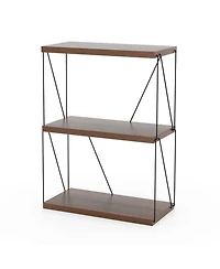 Gouun 3-Tier Multipurpose Display Rack with Metal Frame
