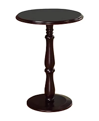 Kings Brand Furniture - Dark Cherry Finish Wood Plant Stand Accent Side End Table