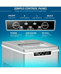 Costway Ice Maker Machine Countertop 26Lbs/24H Portable