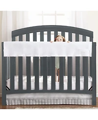 BreathableBaby Breathable Mesh Crib RailGuard Teething Cover, 51" Long Panel
