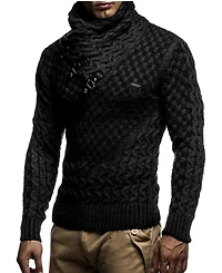 Leif Nelson Men's Chunky Knit Pullover Sweater