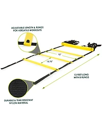 ProsourceFit Speed Agility Ladder, 8 rungs