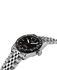 Tissot Men's Swiss Automatic PR516 Powermatic 80 Stainless Steel Bracelet Watch 38mm