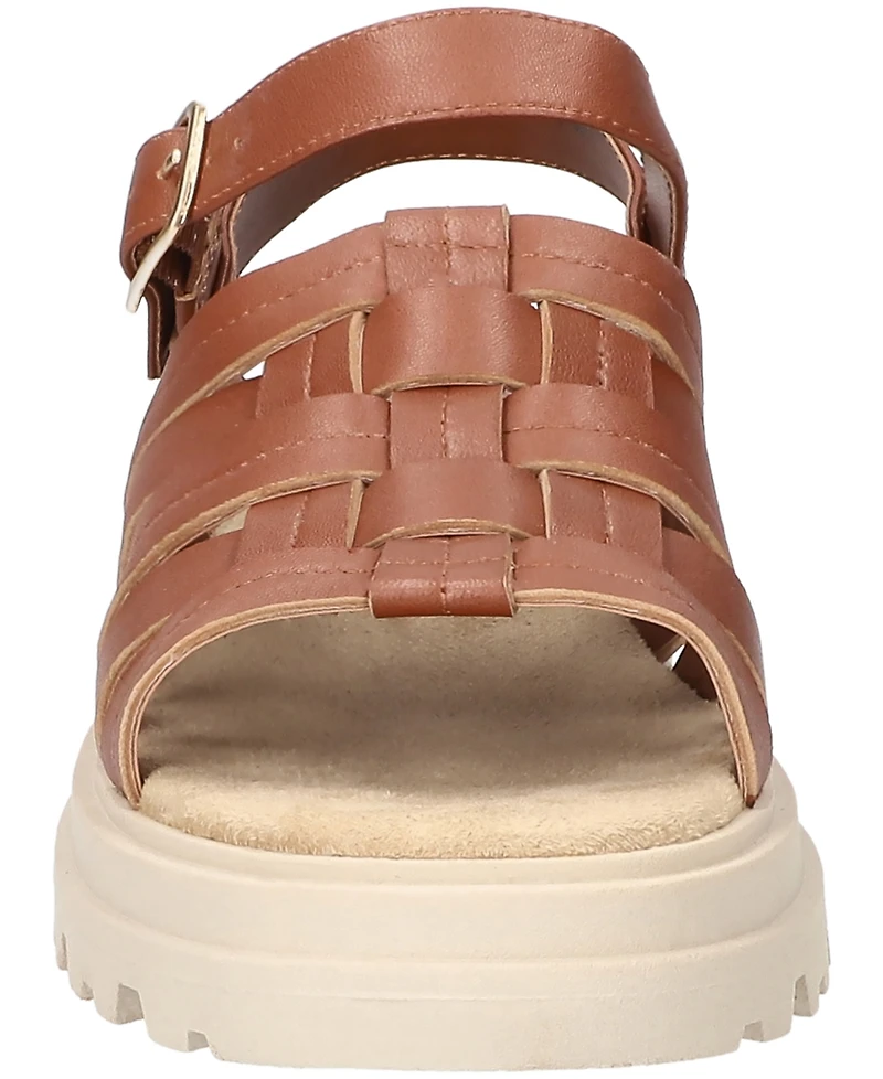 Bella Vita Women's Loni Lug Sole Fisherman Sandals