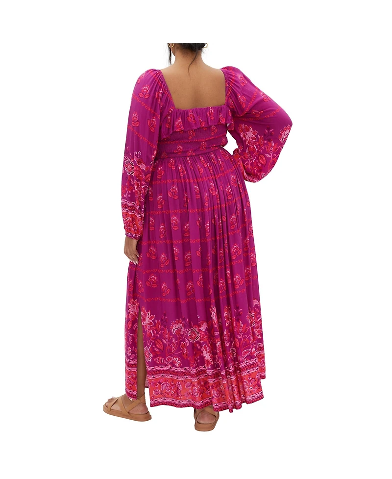 City Chic Plus Estelle Maxi Dress
