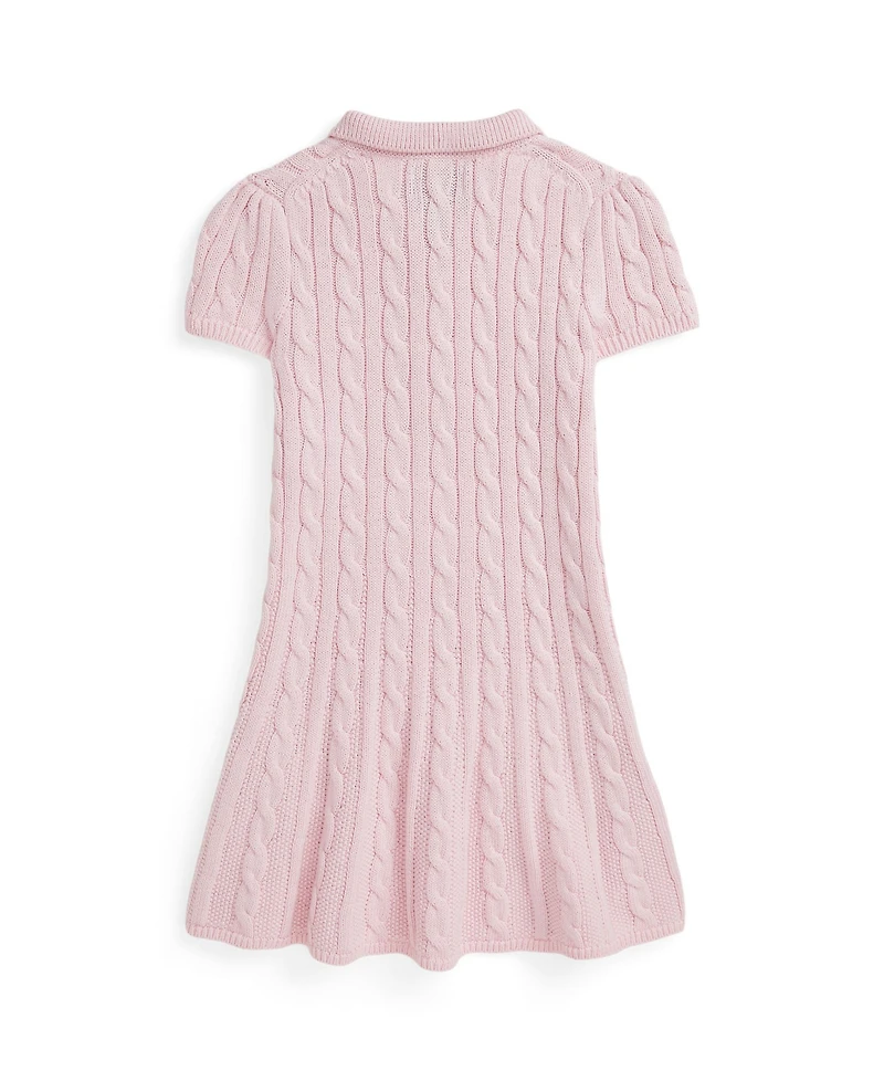 Polo Ralph Lauren Toddler and Little Girls Cable-Knit Cotton Sweater Dress