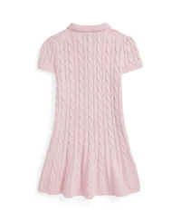 Polo Ralph Lauren Toddler and Little Girls Cable-Knit Cotton Sweater Dress