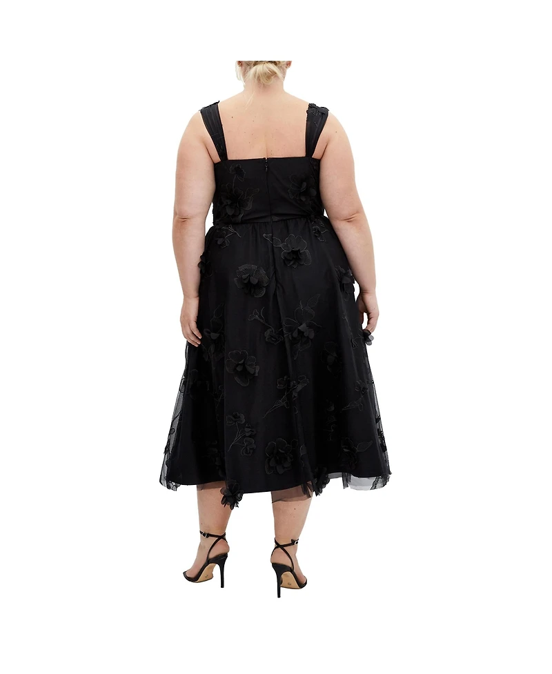 City Chic Plus Leilani 3D Dress