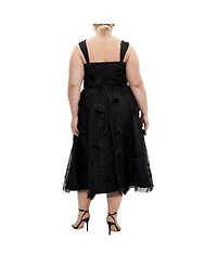 City Chic Plus Leilani 3D Dress