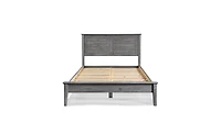 Modern Solid Pine Platform Bed – Sturdy Wood Slat Frame with Contemporary Design for Any Bedroom