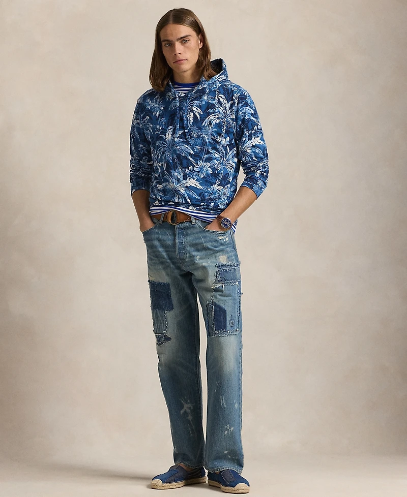 Polo Ralph Lauren Men's Tropical-Print Jersey Hooded T-Shirt