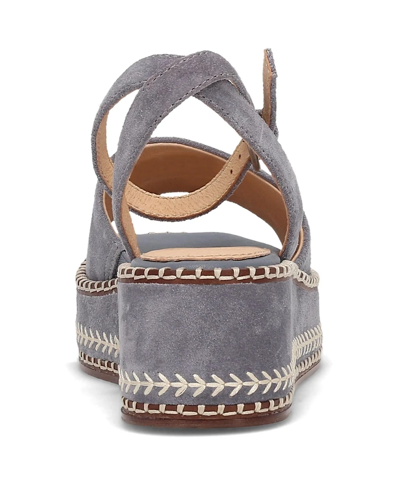Frye Women's Joy Ankle Strap Platform Wedge Sandals